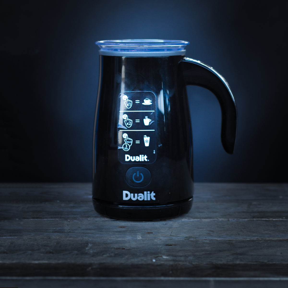 Dualit black shop milk frother