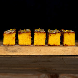 Harry's Orange Polenta Cake (low-gluten & low-dairy)